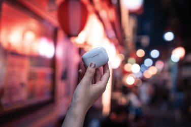 Logo trade business gift photo of: RCS recycled plastic Liberty Pro wireless earbuds